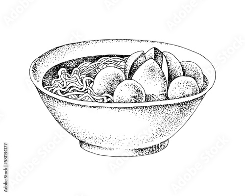 Bakso Urat is Indonesian Meatball