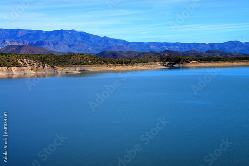 Blue Skies Roosevelt Lake Arizona