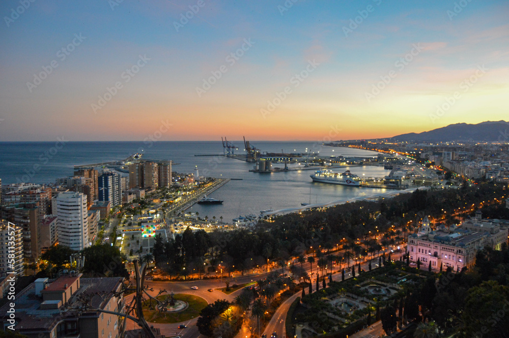 Naklejka premium Málaga