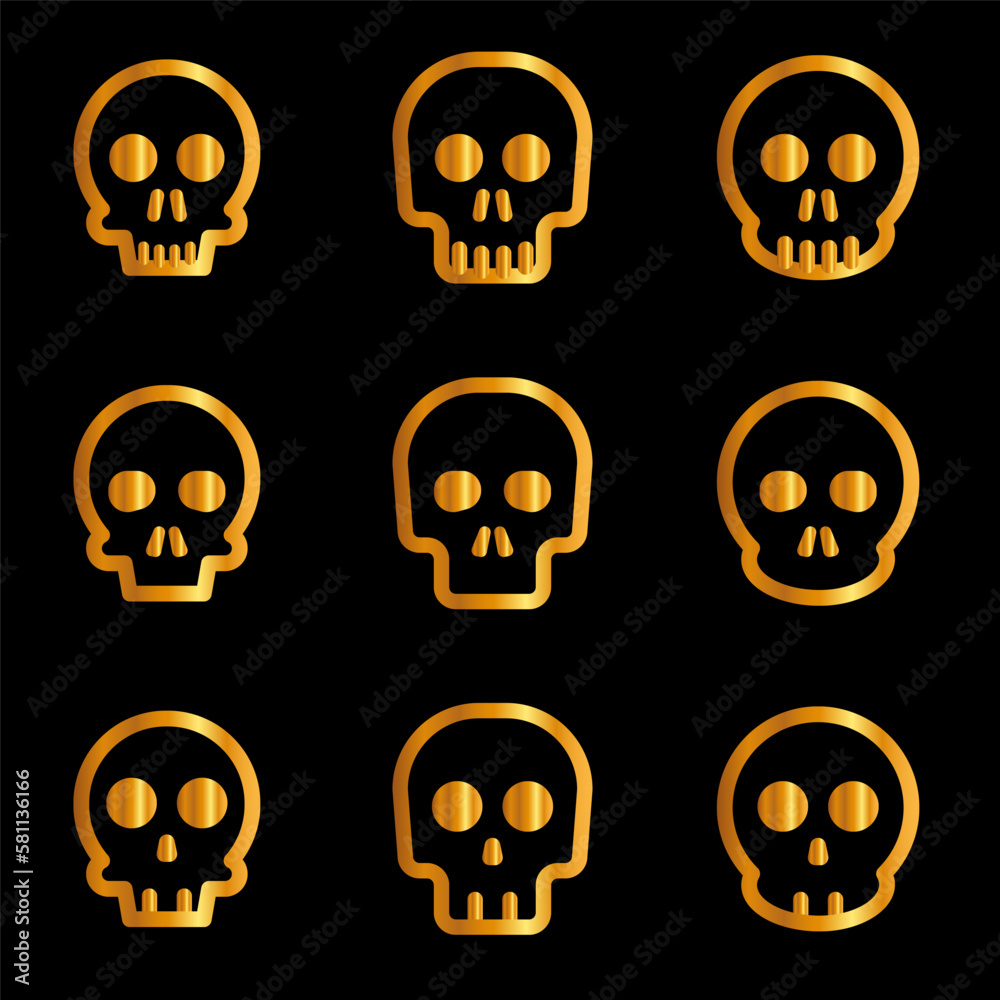 Skulls and crossbones. Skulls with cross icon collection isolated on white background. Death logo, symbol, sign. pirate symbol. Vector graphic. Skulls and crossbones. Skulls with cross icon collection isolated on white background. Death logo, symbol, sign. pirate symbol. Vector graphic.