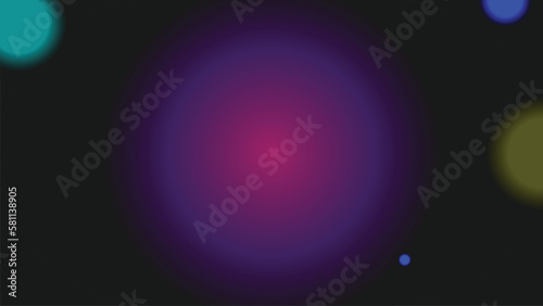 abstract background with glowing circles