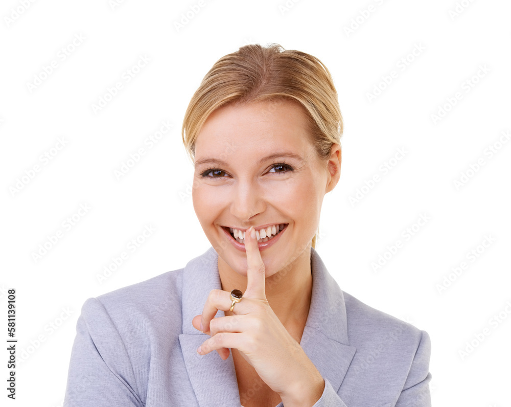 Business sass. Head and shoulders shot of a pretty blonde facing frontward and smiling. Business sass. Head and shoulders shot of a pretty blonde facing frontward and smiling.