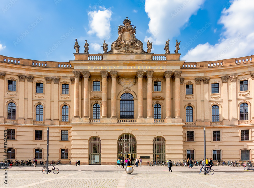 Fototapeta premium Law faculty of Humboldt University of Berlin on Bebelplatz square, Germany