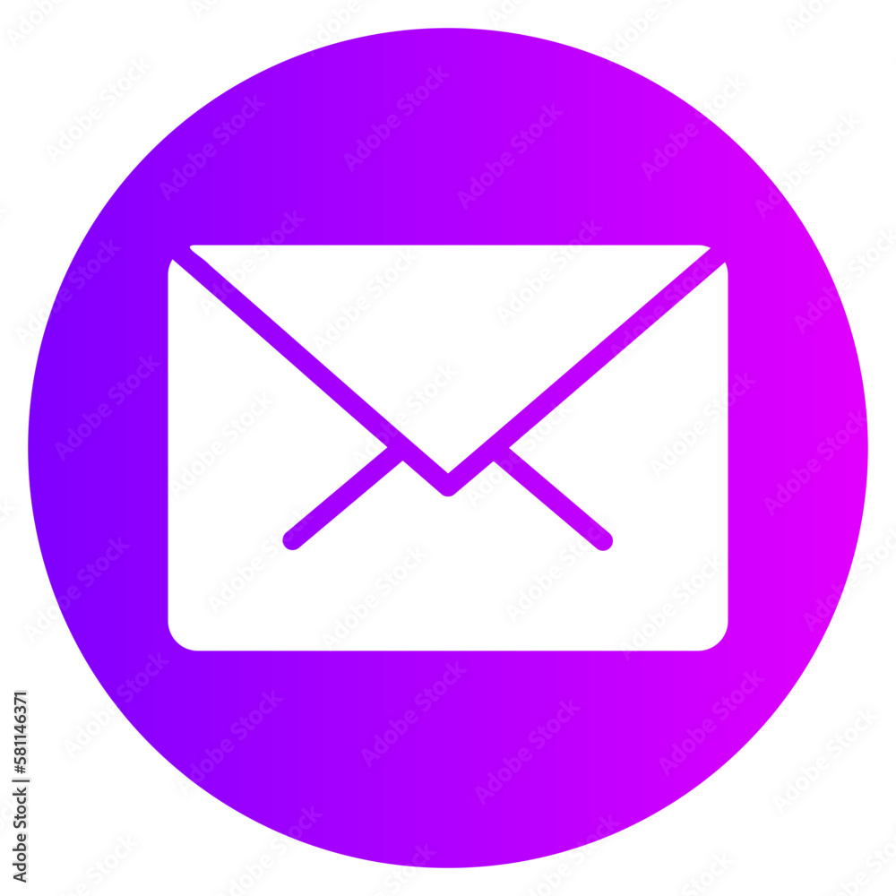 envelope gradient icon