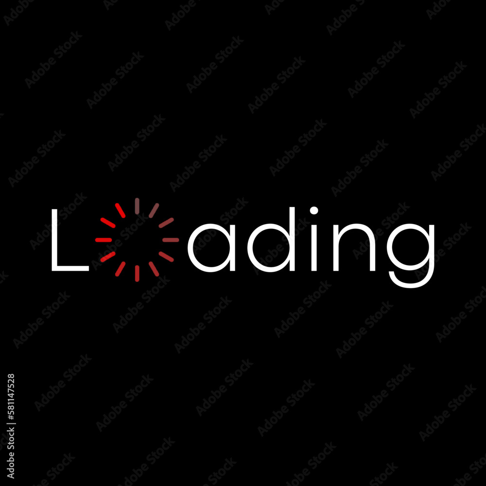 loading conceptual typography motivational poster design banner