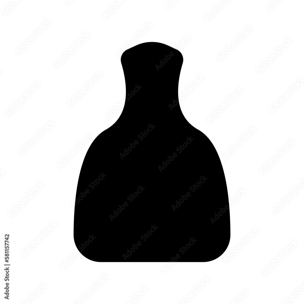 Black vase vector. Amphora vector icon. Pitcher silhouette icon vector. Flower pot logo concept vector. Stand for flowers. Black vase vector. Amphora vector icon. Pitcher silhouette icon vector. Flower pot logo concept vector. Stand for flowers.