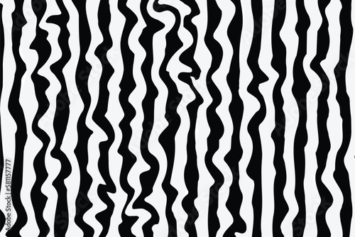 abstract white and black zebra pattern design.