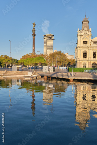 placa del portal de la pau, Barcelona, Spain