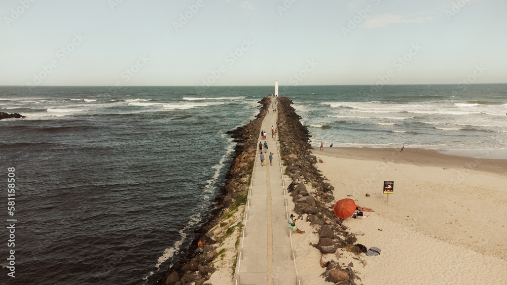 Drone picture in south of brazil