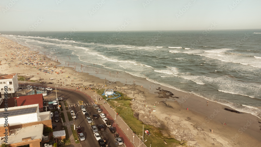 Drone picture in south of brazil
