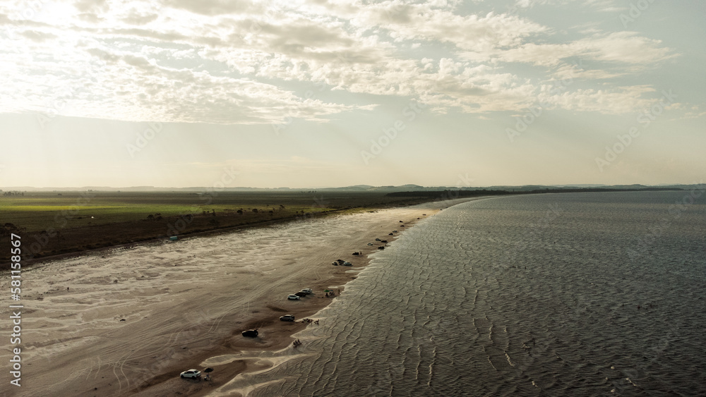 Drone picture in south of brazil