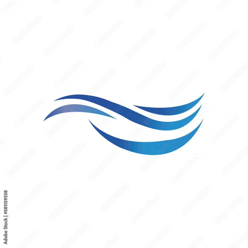 Water wave Logo Template vector illustration design Water wave Logo Template vector illustration design
