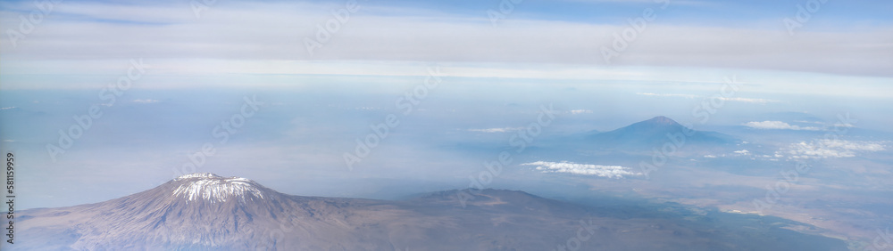 Kilimanjaro from above, Kenya