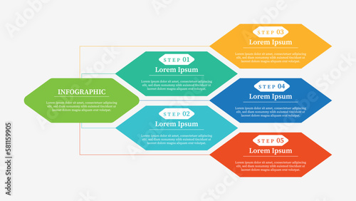 Business Vector infographic template concept