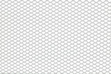 Abstract metal net line grid Seamless pattern texture background of metal mesh isolated on white.