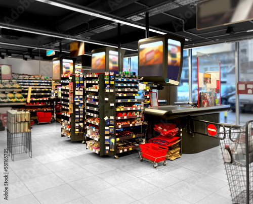 Cash Registers at Supermarket

Mockup and illustration is suitable for presenting new packagings, product, promo presentations among many others 