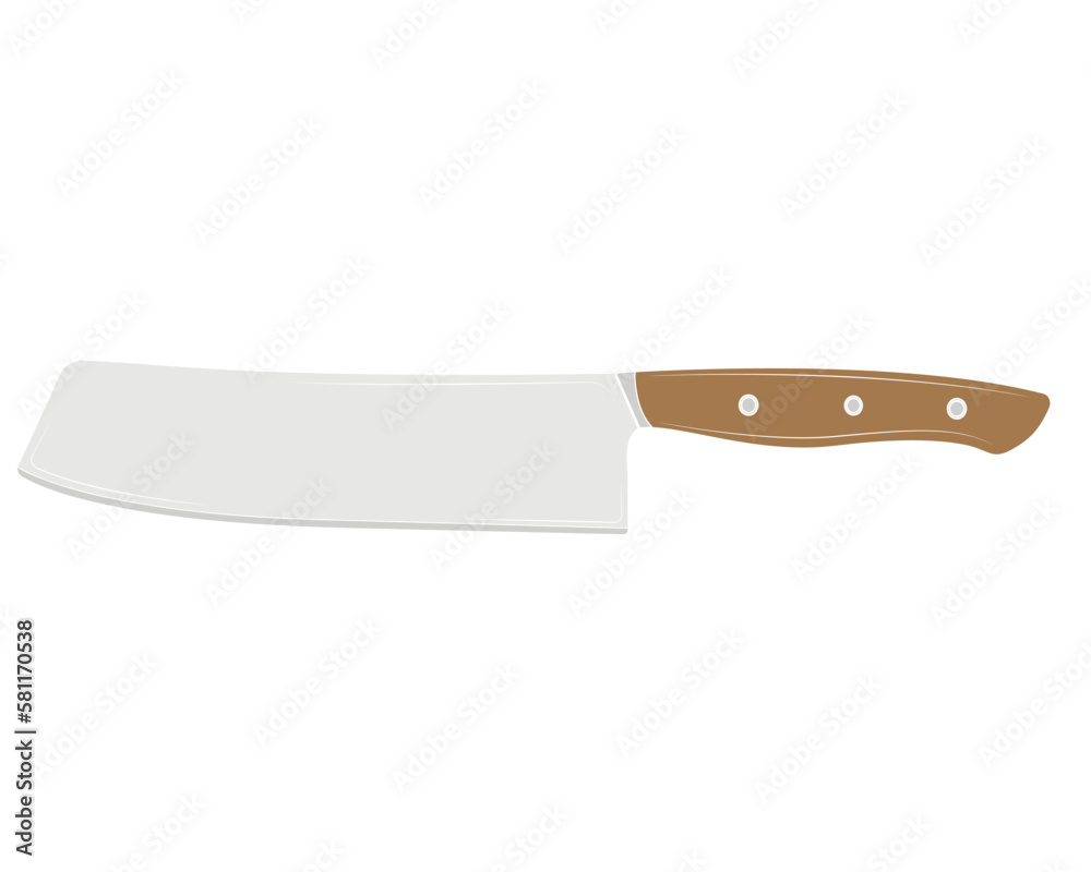 Knife isolated on white background. Vector illustration. Knife isolated on white background. Vector illustration.