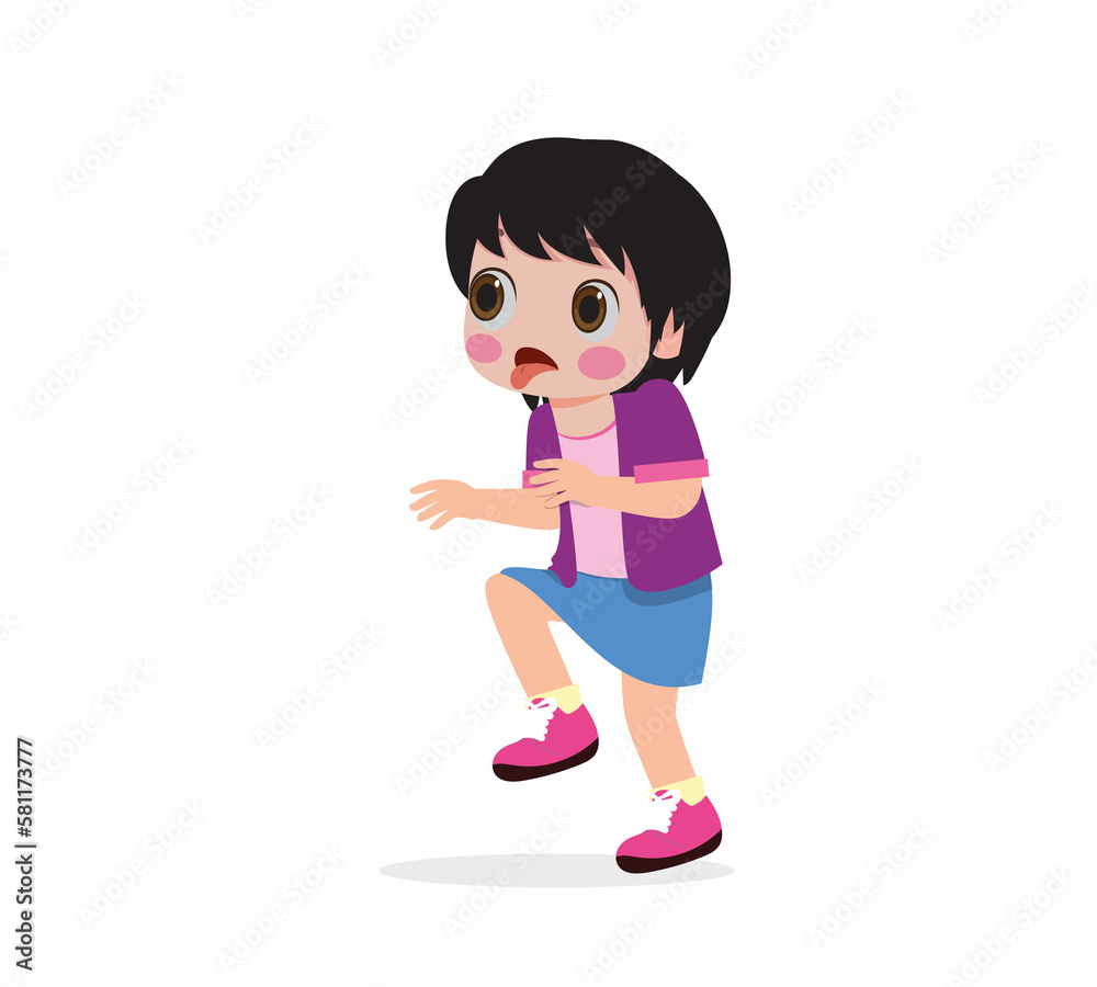 cute little kid girl with weter hungry cute little kid girl with weter hungry