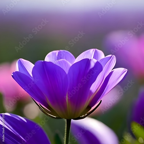purple flower, ai generative