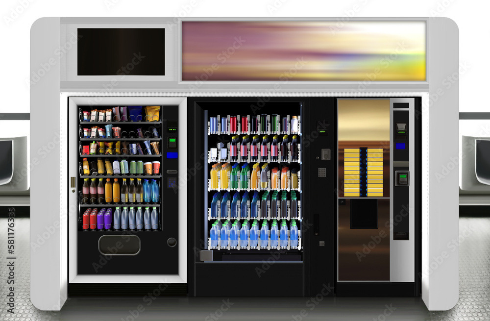 Vending machines

Vending machines Mockup is suitable placing new graphic design labels on packagings, new packaging solutions in machines. also can help vendors to promote Vending company