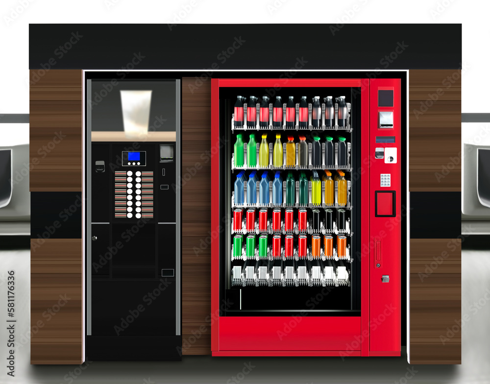 Vending machines Vending machines Mockup is suitable placing new