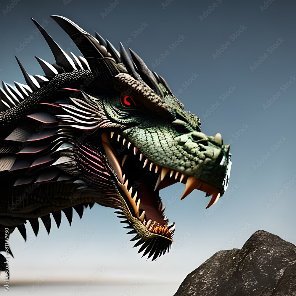 dragon,Ai generative dragon,Ai generative