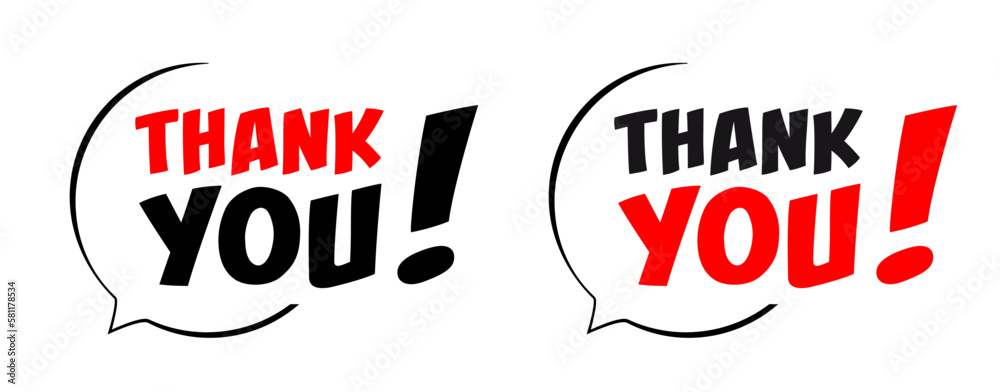 Obraz premium Thank you