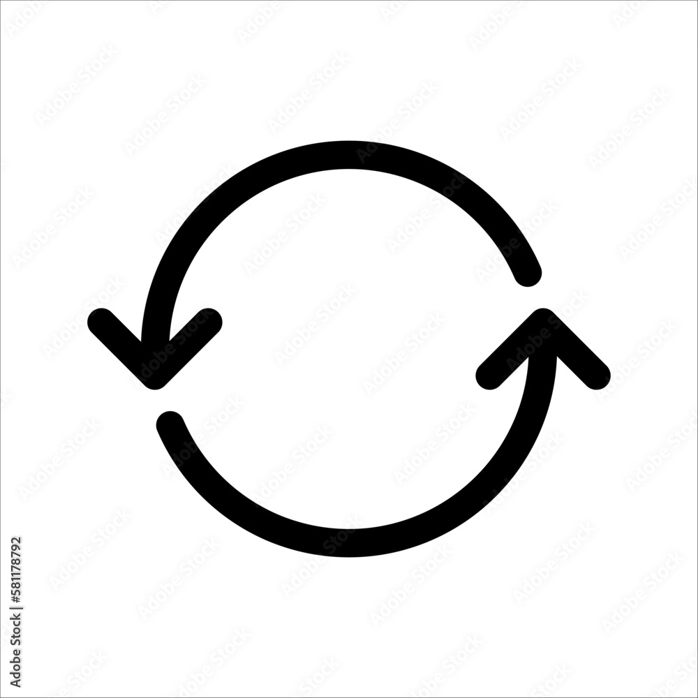 Transfer arrow line icon. linear style sign for mobile concept and web design. Right arrow left simple line vector icon. Symbol, logo illustration. Transfer arrow line icon. linear style sign for mobile concept and web design. Right arrow left simple line vector icon. Symbol, logo illustration.