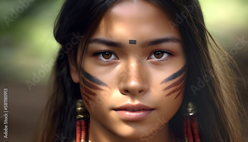 Beautiful Woman of the Amazon  Power and Beauty of the Indigenous Culture of the Amazon
