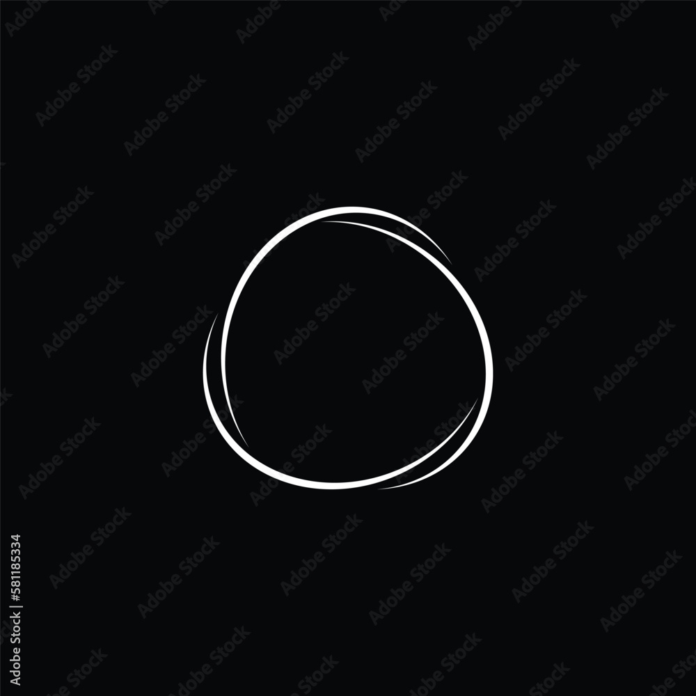 Round circular banner frames, borders, vector hand drawn Round circular banner frames, borders, vector hand drawn