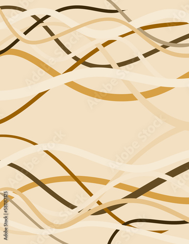 yellow monochrome abstract wavy lines background © Floofs and Maths