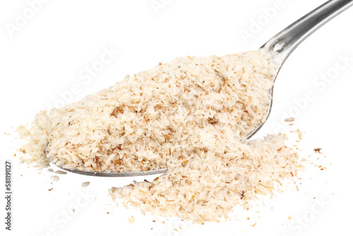 Billede på lærred Medicinal herbs isabgul on a spoon