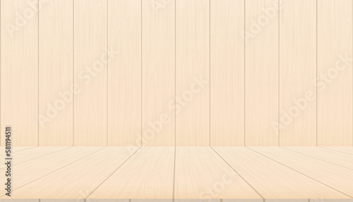 Wood texture background,Light Brown Wood panel studio room backdrop background,Empty Display Room brown washed wooden striped with Table top for Spring,Summer Product Presentation,Autumn,Fall Sale