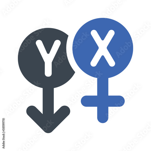 X Y Chromosome icon