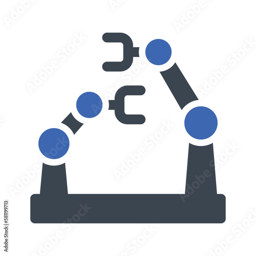 Automated robotics icon