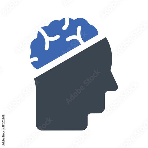 Neurology brain icon