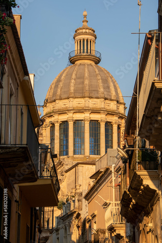 the dome of san giorgio cathedral photo