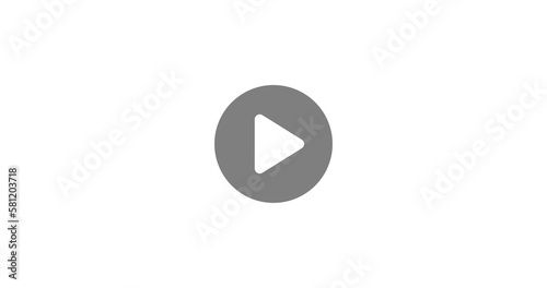 play video signal or button transparent play button isolated on transparent background png photo