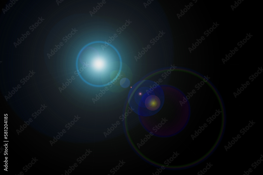 Abstract lighting flare Abstract lighting flare
