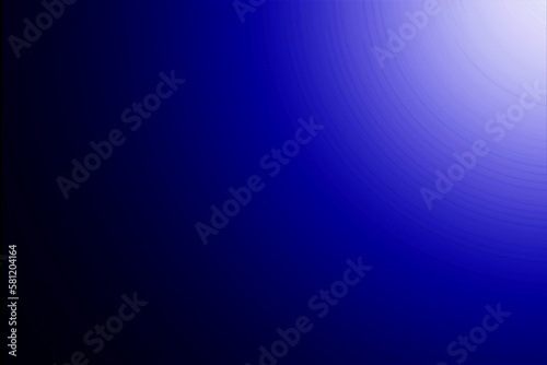 Blue Lens flare and light beam on dark background yellow color, photo from lens camera