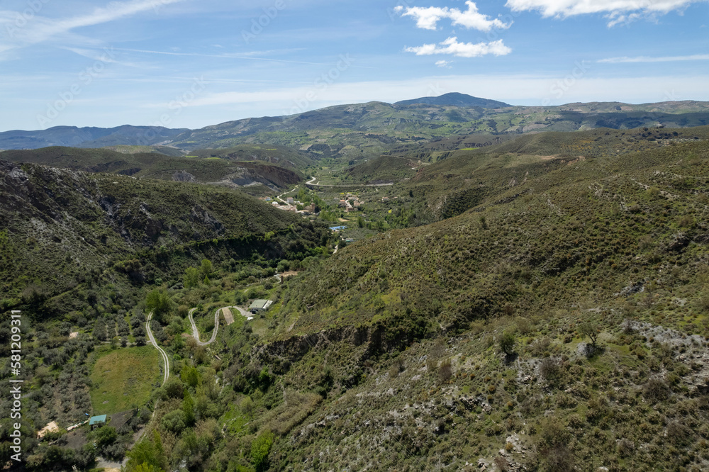 mountainous landscape in the south of Granada