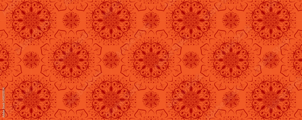 Red spring seamless floral lace pattern texture element Red spring seamless floral lace pattern texture element