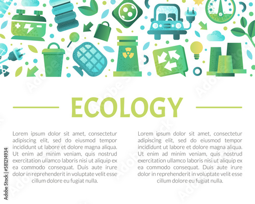Ecology brochure template. Eco and alternative energy technologies can be used for industry statistic , business data vector