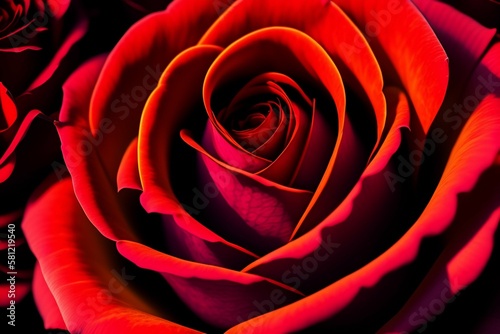 red rose background close-up