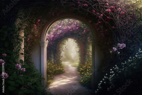 Passage Through a Blossoming Garden of Dreams Generative AI