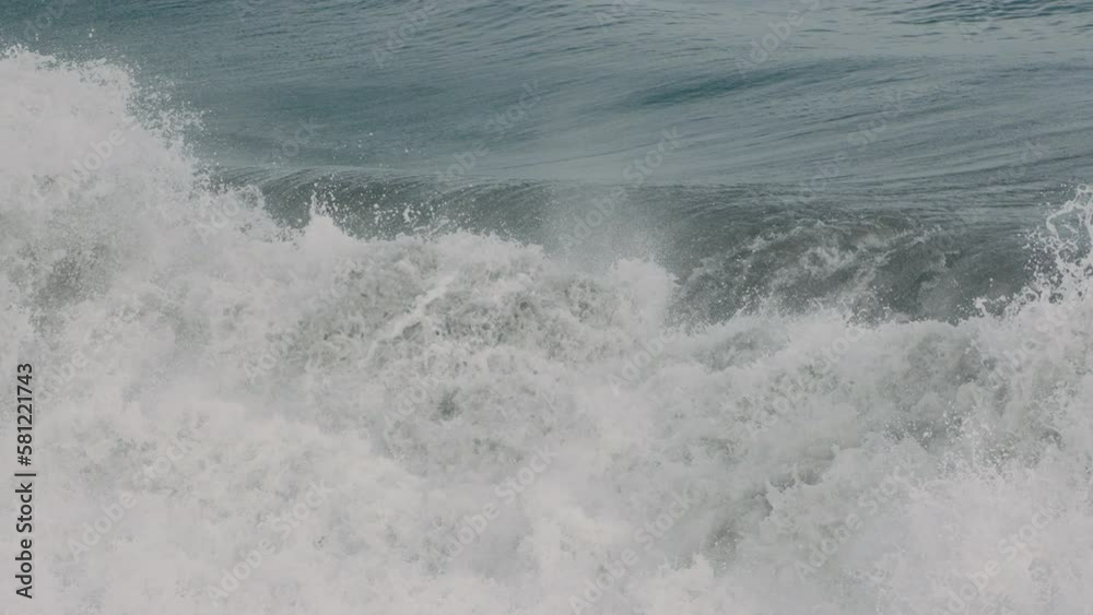 Storm waves in the ocean. Storm waves in the ocean.