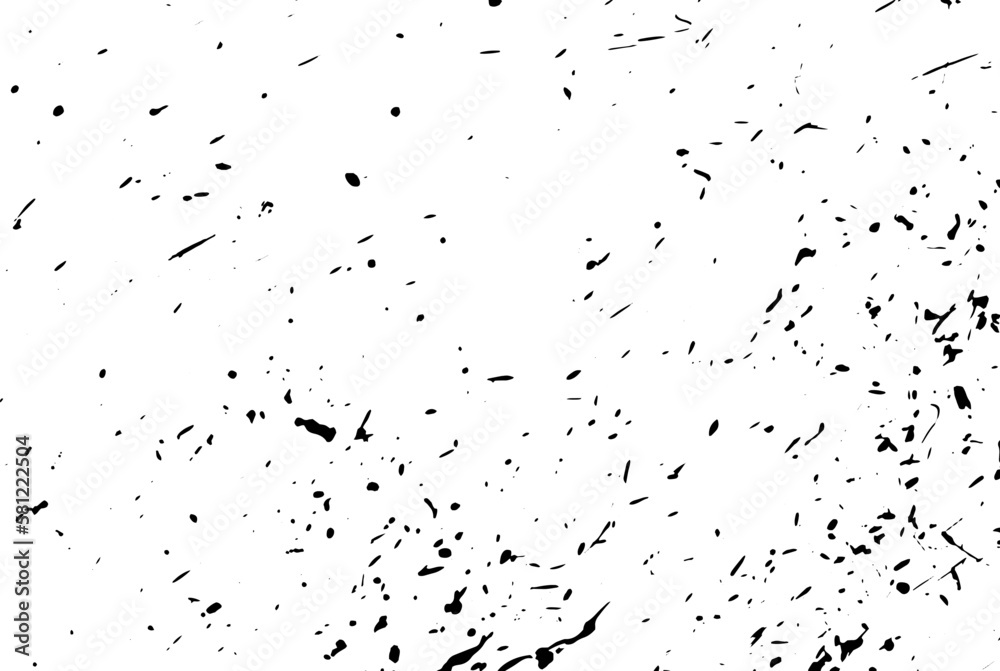 Fototapeta premium Rustic grunge vector texture with grain and stains. Abstract noise background. Weathered surface. Dirty and damaged. Detailed rough backdrop. Vector graphic illustration with transparent white. EPS10.