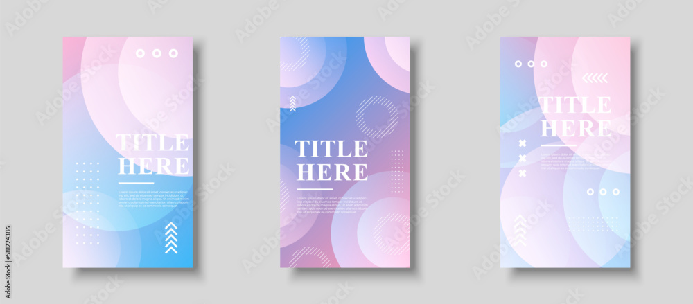 modern background.template story,abstract frames, full of colors, gradations, business.