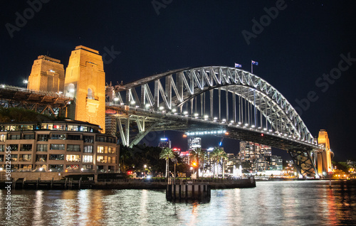 Photography Sydney Harbour Bridge Night Photo