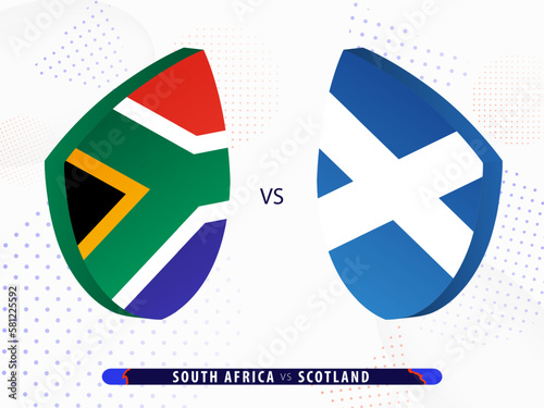 South Africa vs Scotland rugby match, international rugby competition 2023.